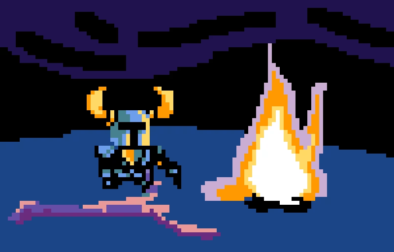 shovel knight challenge i created do any pixel art game like shovel knight