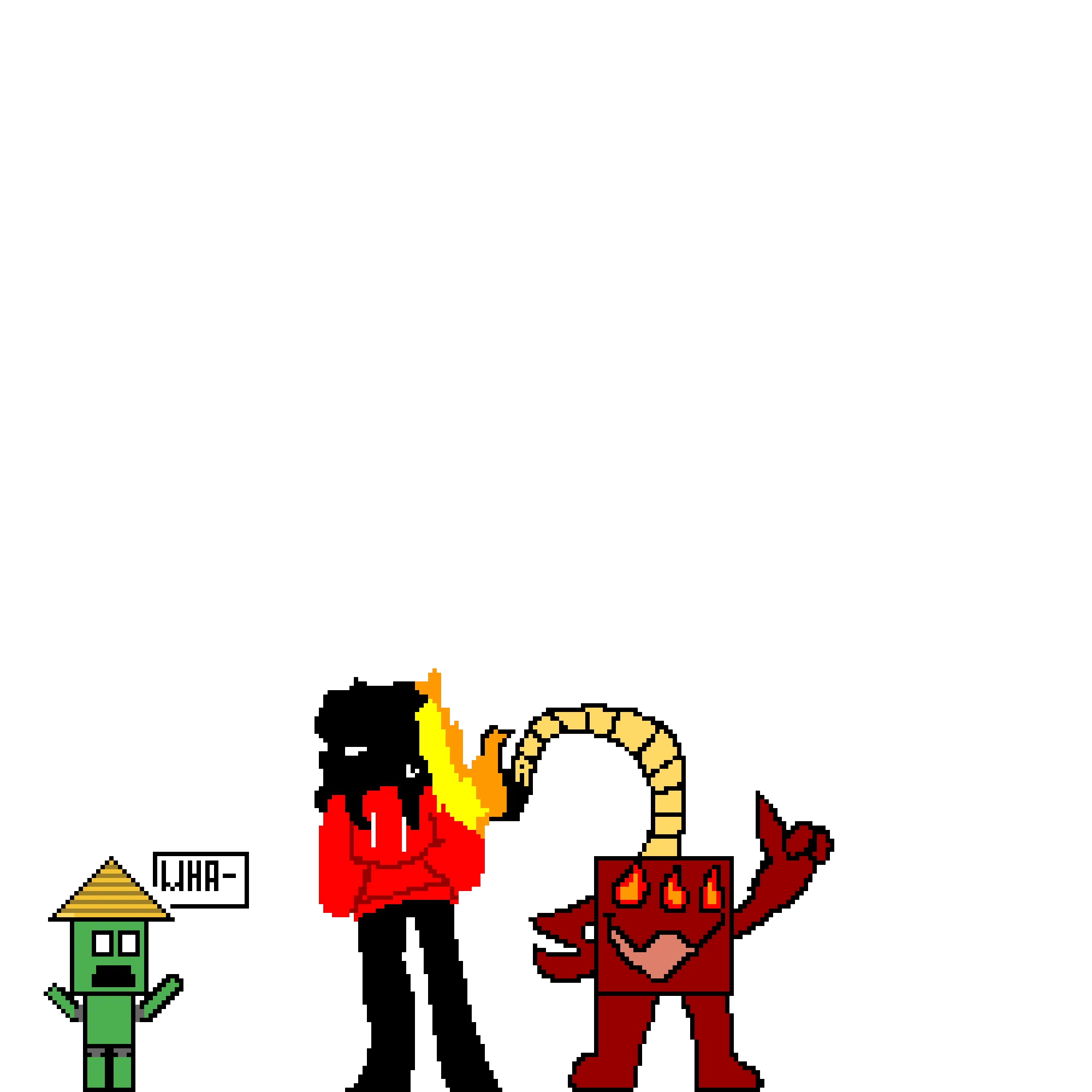 get the fire extinguesher ming is not naked i updated him