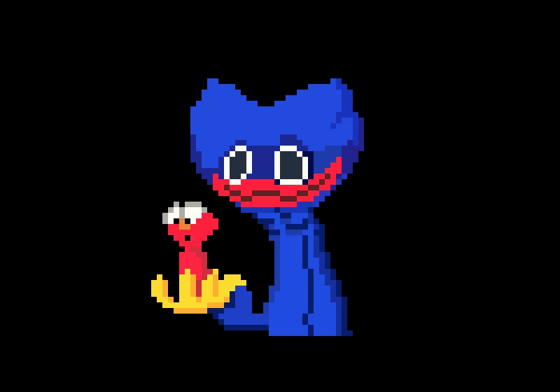 huggy and elmo rate in comments pls