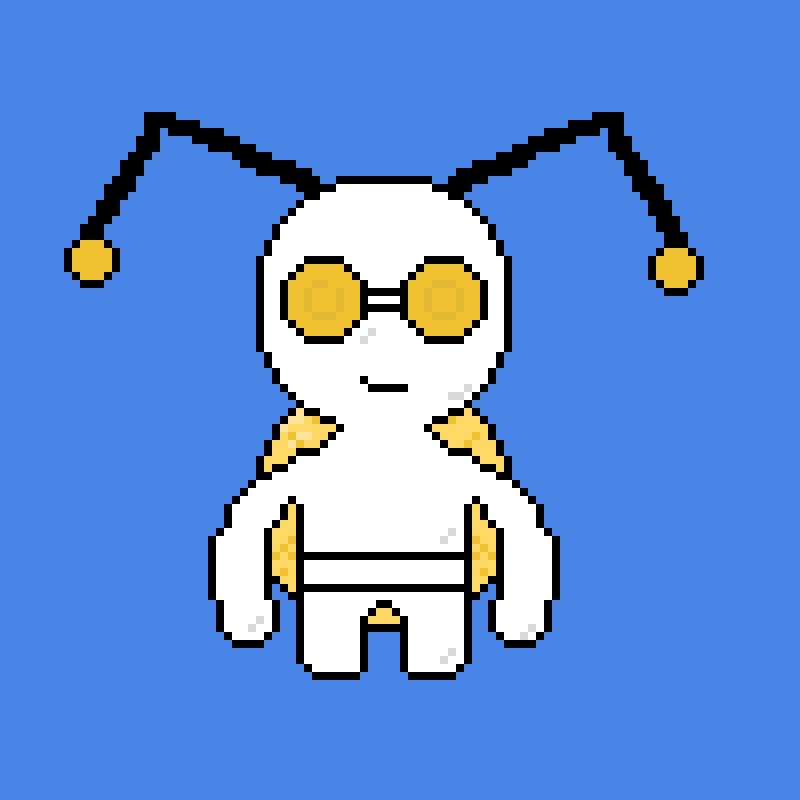 Shiny gimmighoul pixel art