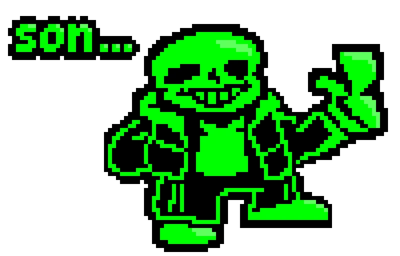 100 likes and I adopt green sans junior