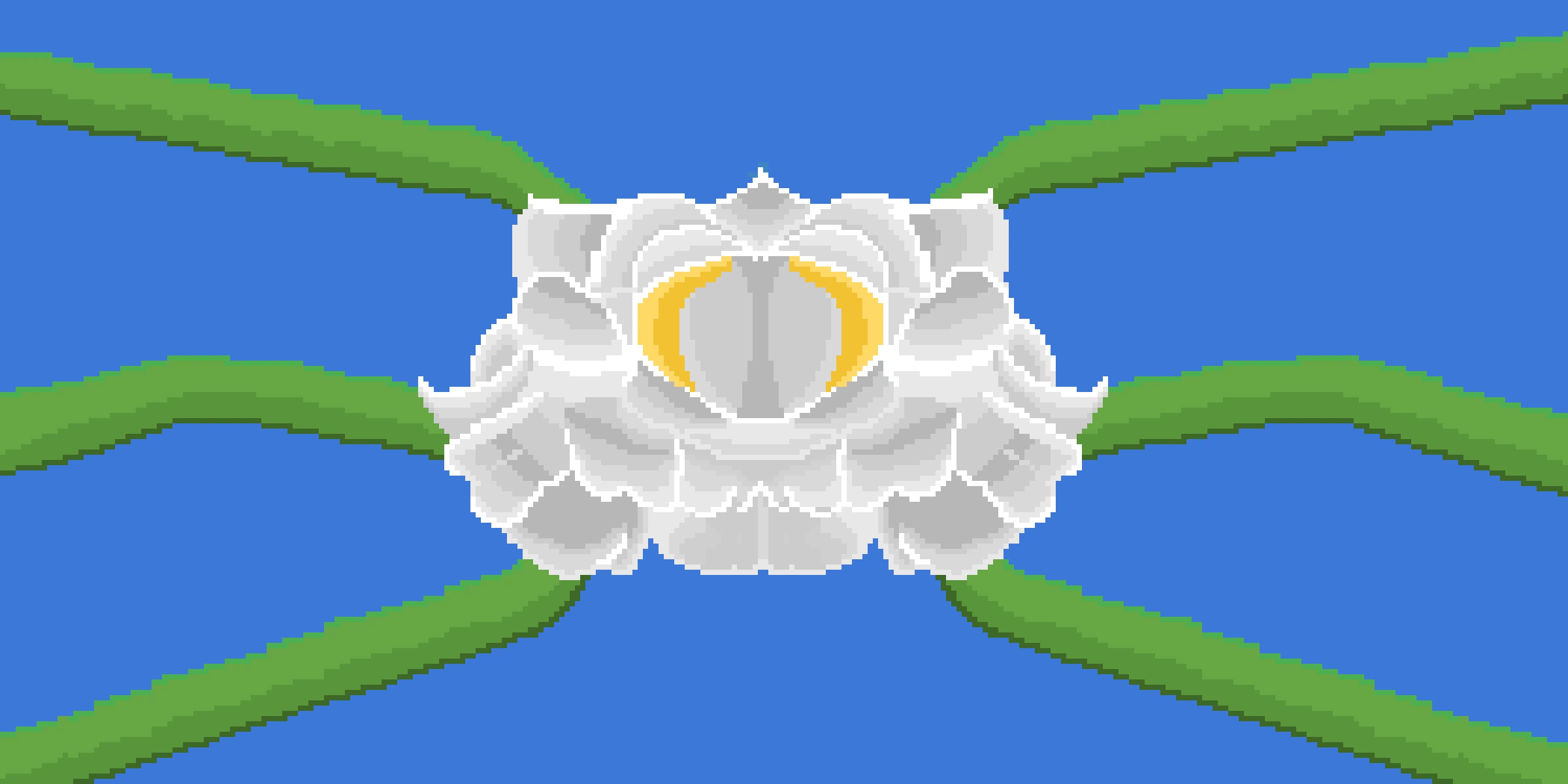 A nice white flower! (an attempt at realistic drawing)