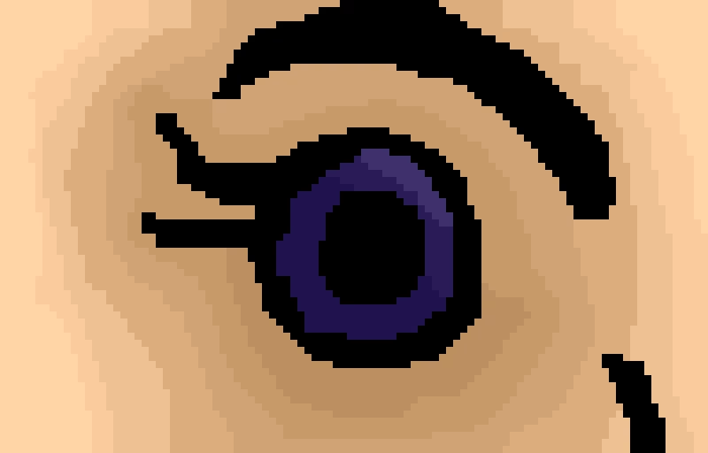 an eye by a beginner