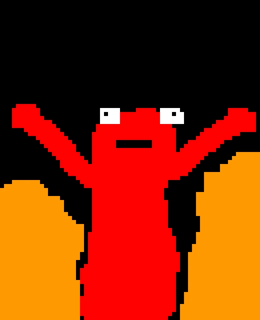 Elmo got lit on fire again