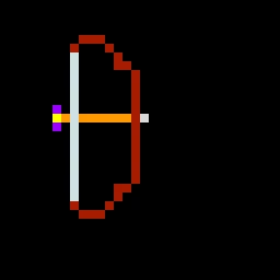 enchanted-string-red-wood-bow