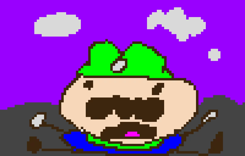 green plumber man NOT LUIGI