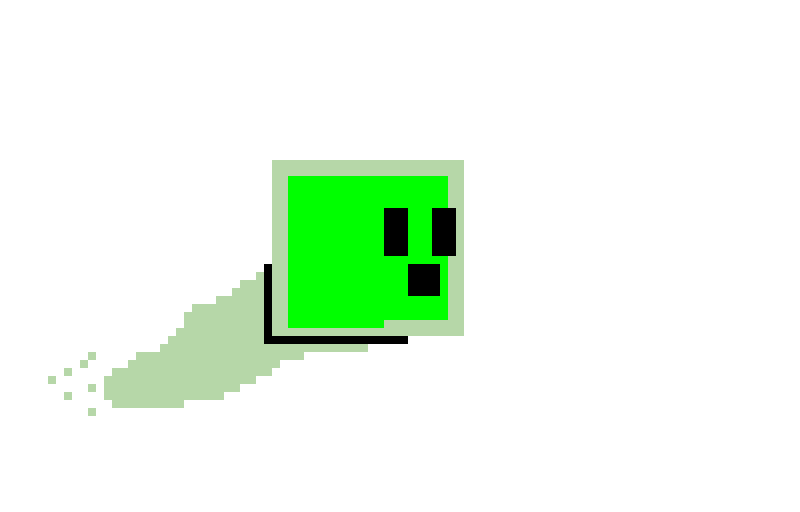 happy minecraft slime