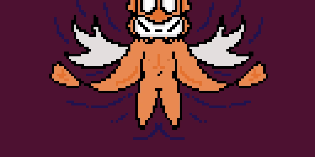 i drew one of my oc s he is a monster