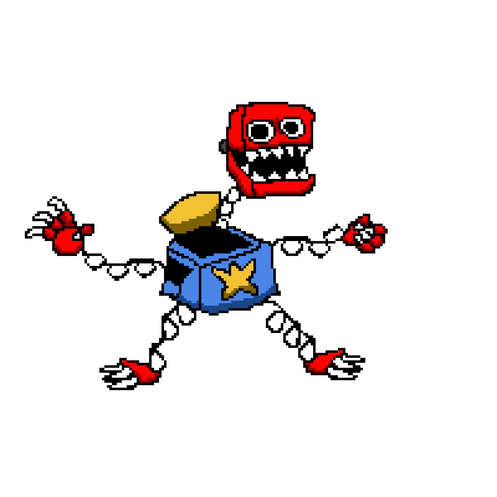 i finished had to redo the arms they sucked