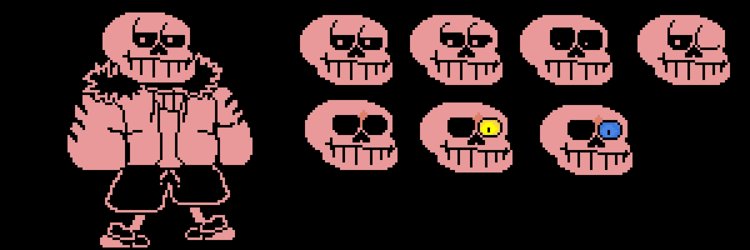 new sprites and slightly tweaked design