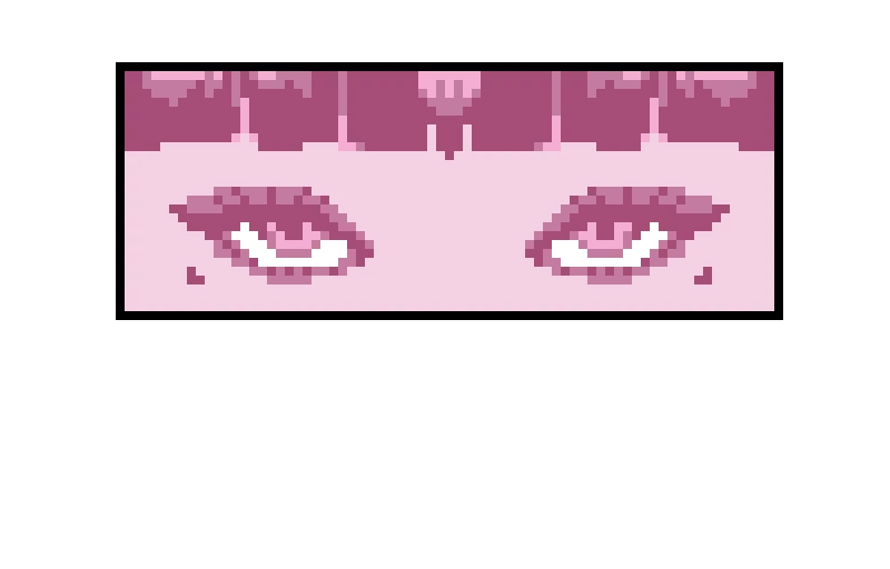 pink eyes
