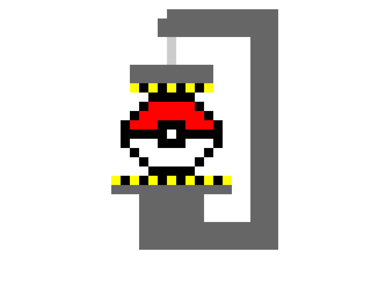 poke ball in hydraulic press