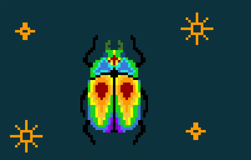 rainbow beetle