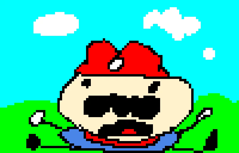 red plumber dude totally not mario