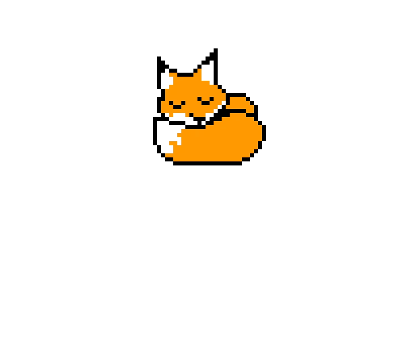 sleeping fox please like