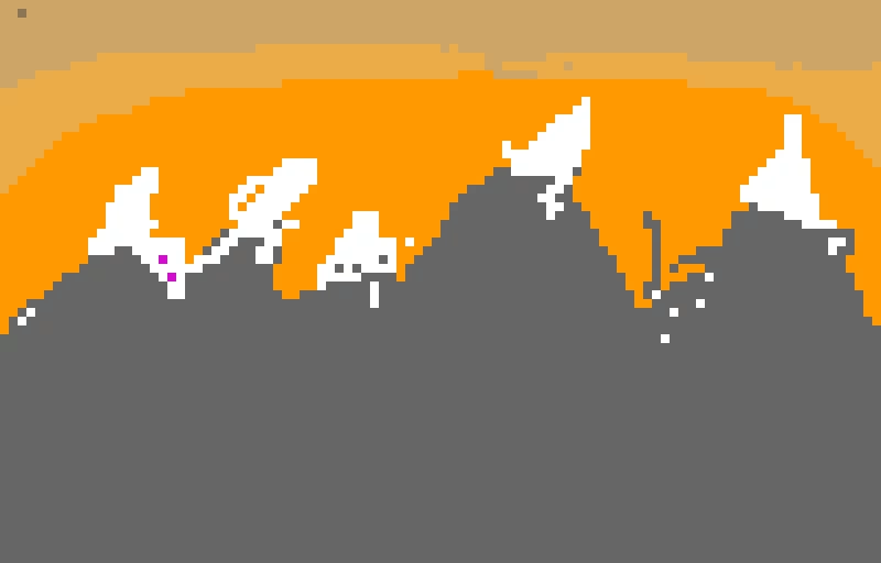 snowy-mountain-with-cool-sunset