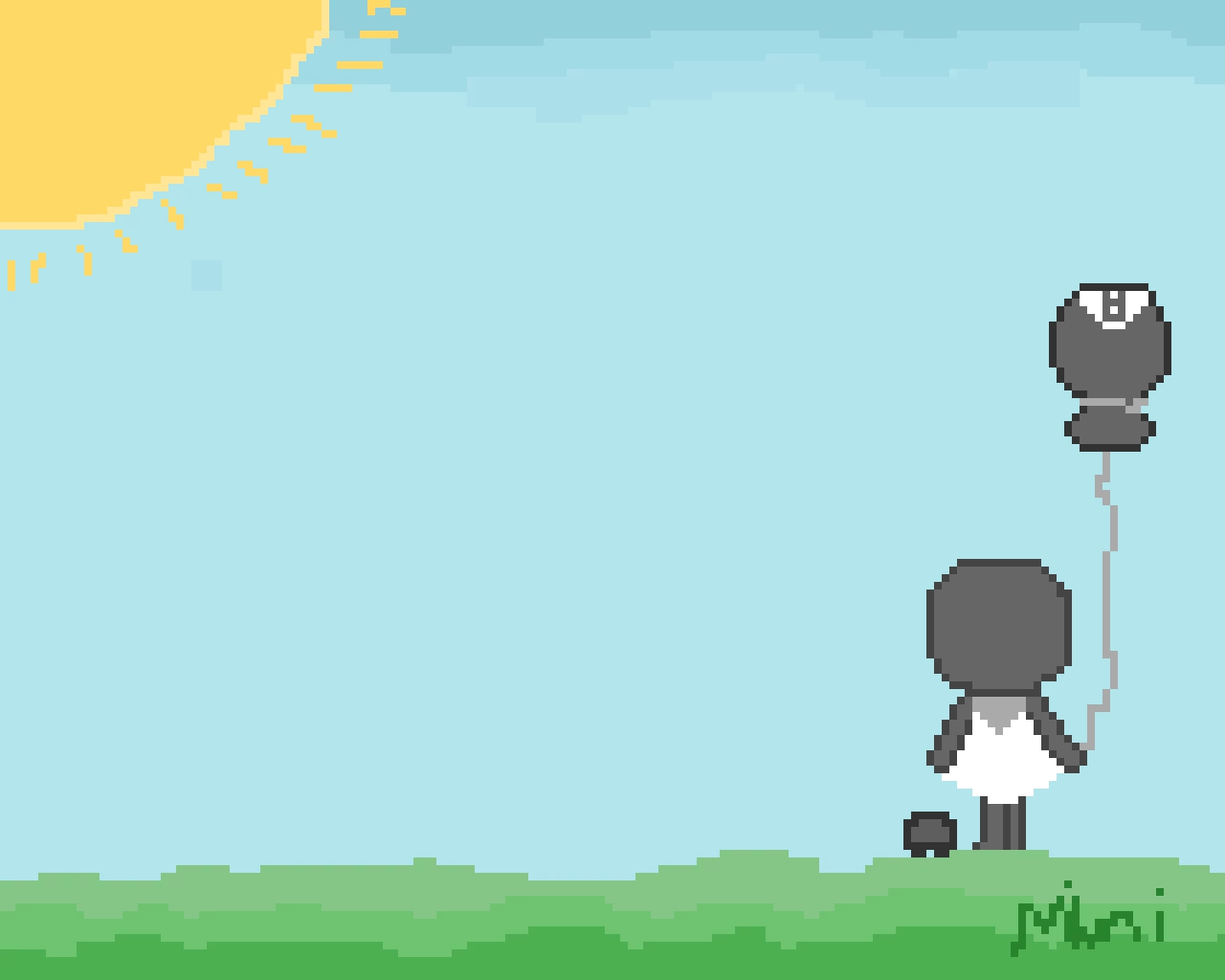 Toodles, Pebble, and a corner sun :)