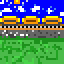 wood train in the sun profile pic