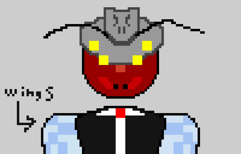 buglet with fedora and suit challenge by that deltarune fan1
