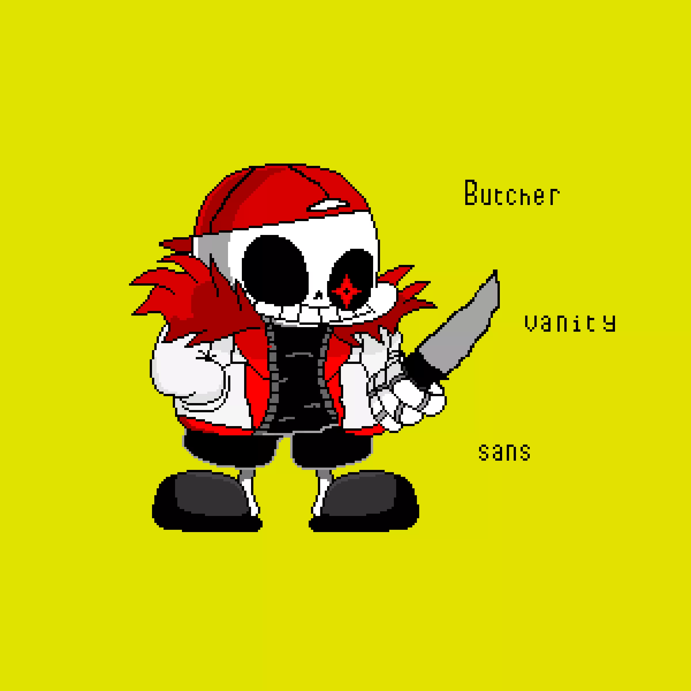 butcher vanity skin for undertale forgotten souls