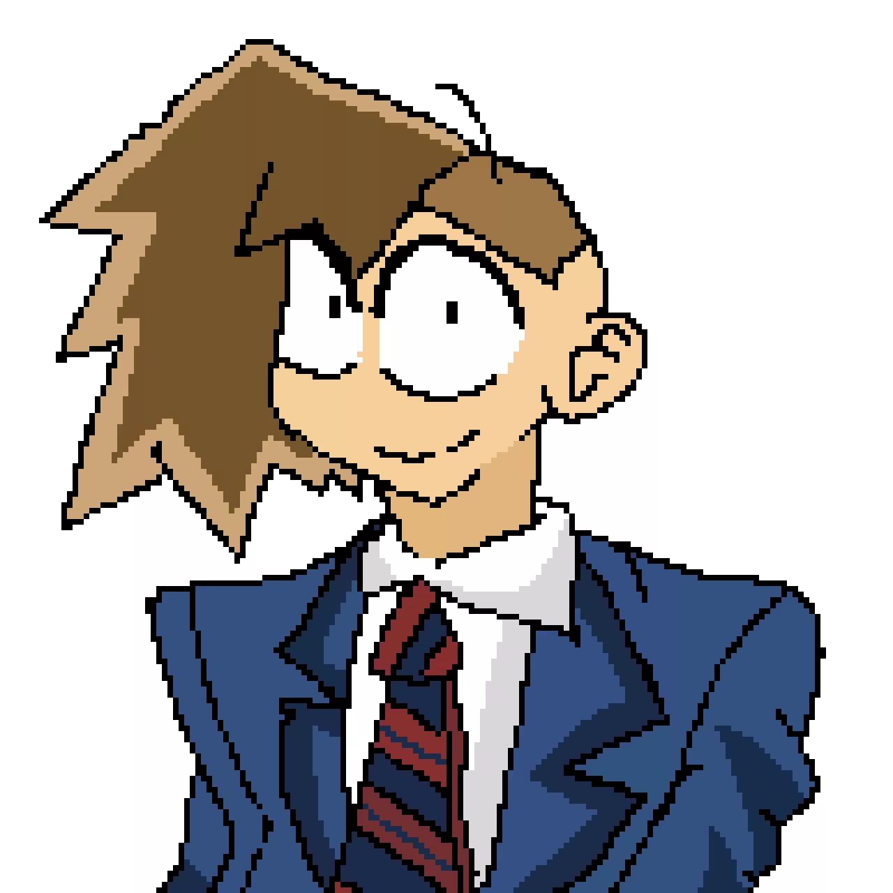 i drew myself as an anime character i tried my best