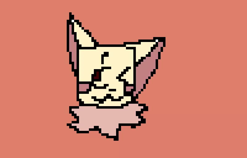 my first art my fursona btw