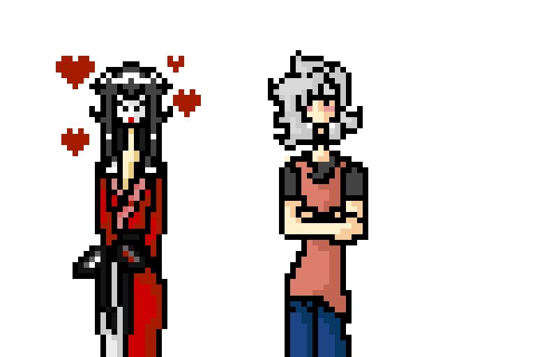 pov its also a demon and a guy