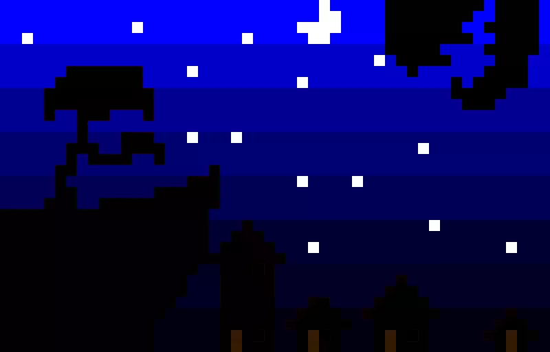 something approaches as night falls