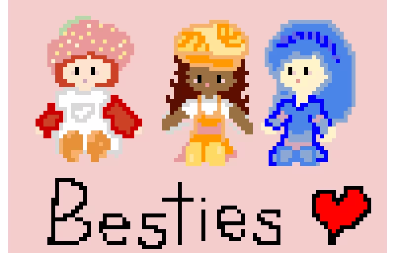 strawberry shortcake besties lt 3