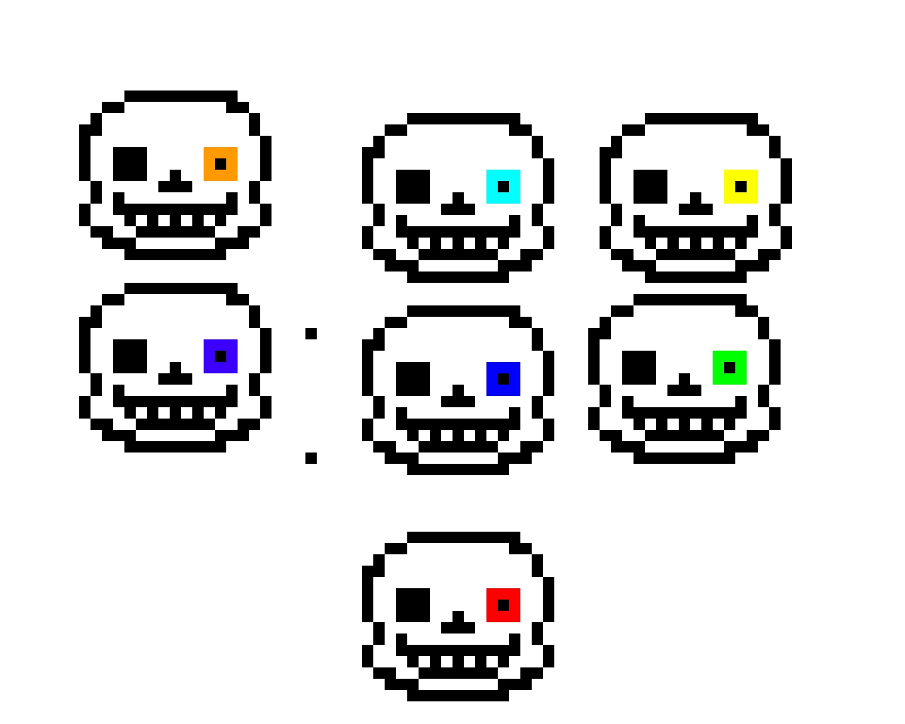 the seven human sans