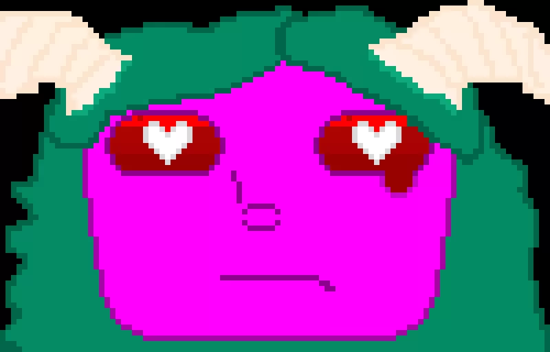 this is why if there is ever a pixel art of esme with a full body i will never have her eyes open