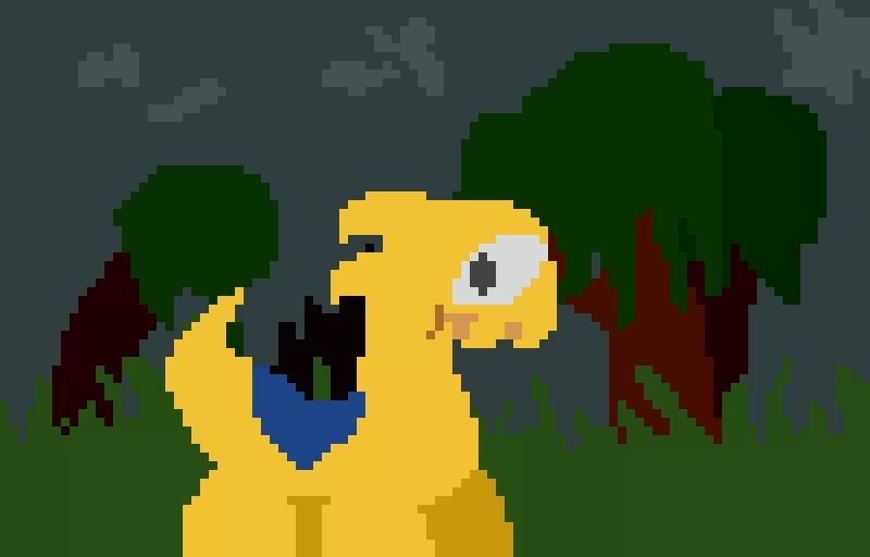 this-little-guy-walked-out-of-the-forest-and-introduced-itself-as-llama-say-hi-to-our-new-friend