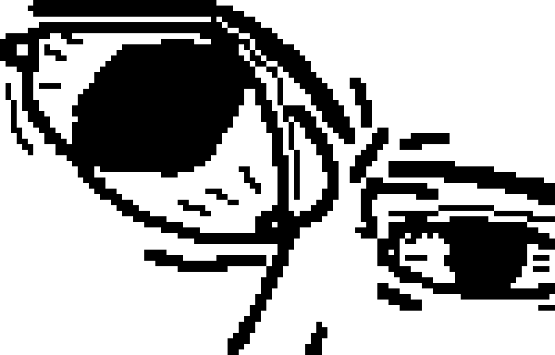 trust its perspective his eye isnt really big