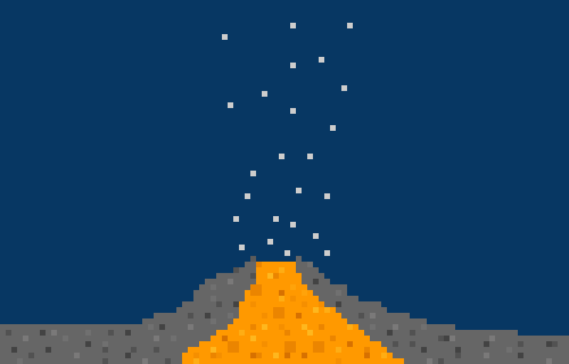 underwater volcano how land masses form