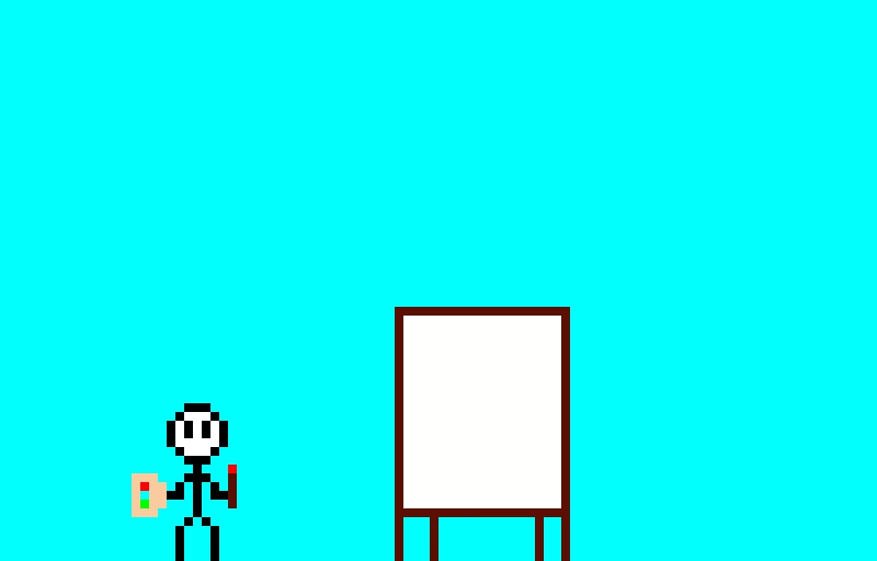 what is he drawing? challenge