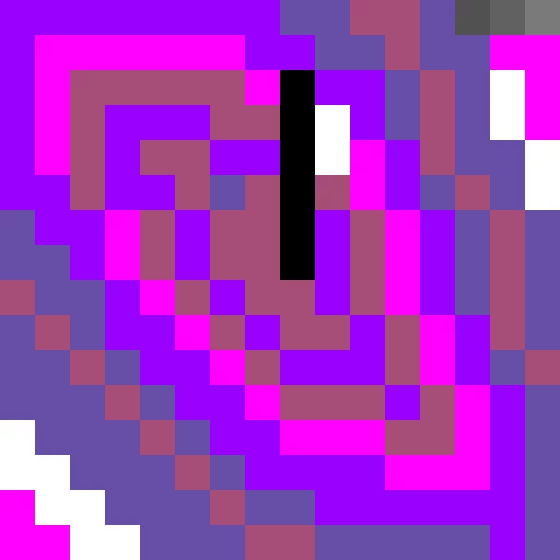 Purple and blue dragon