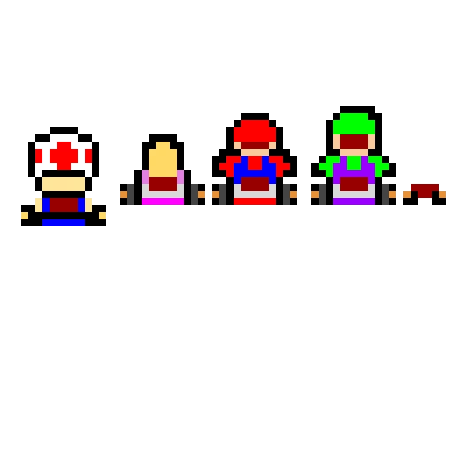 mario kart with toad