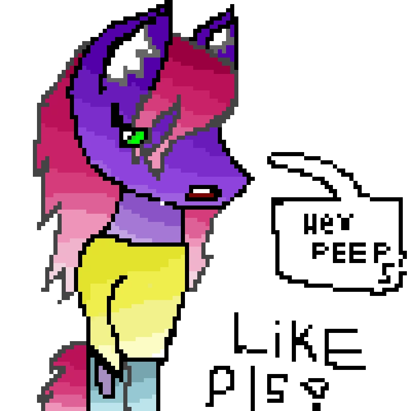 beggining of my furry drawings of you guys thats me btw uwu