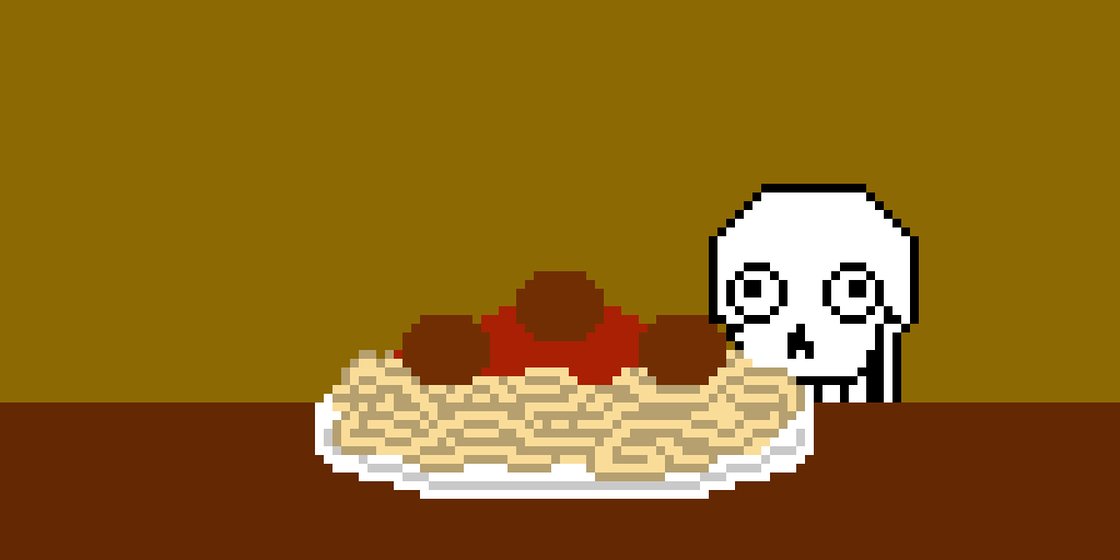 Papyrus Loves Spaghetti