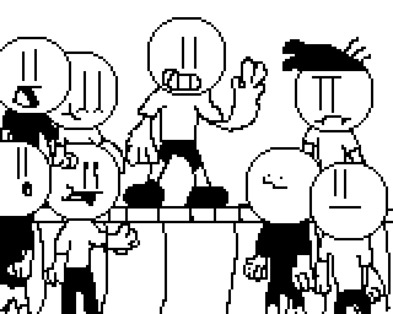 Black And White Stage (Cartoon Contest) 