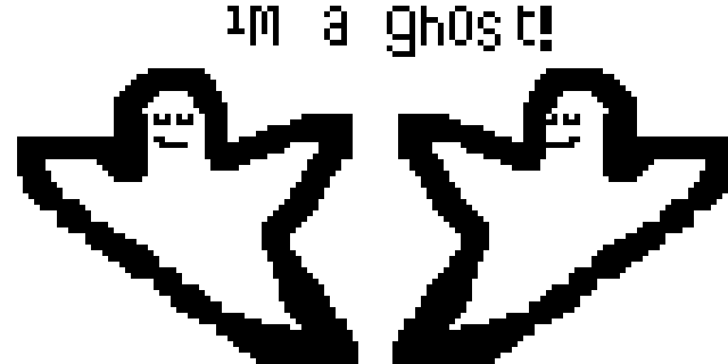 First artwork i made (ghost)