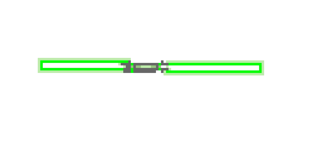 My green lightsaber