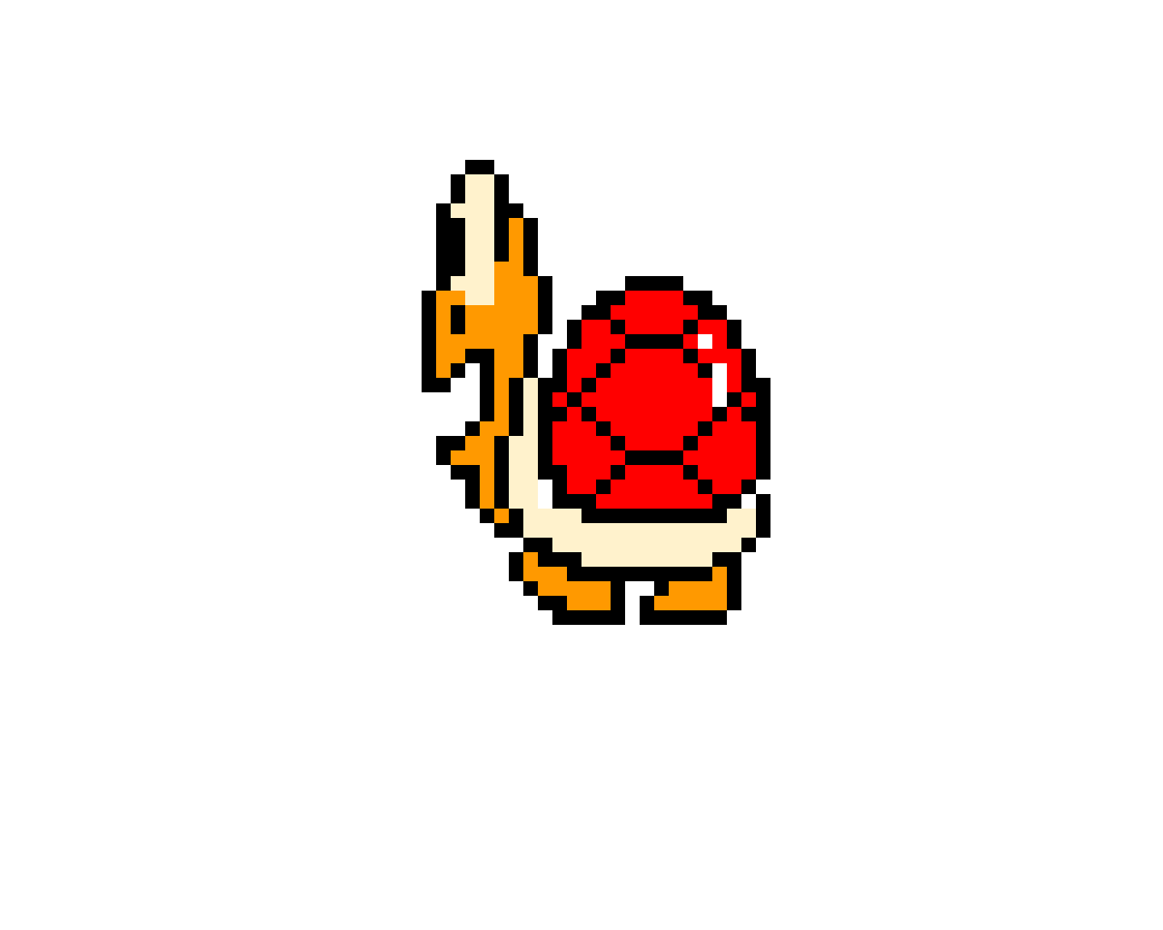 Red Shelled Big Koopa from SMB3