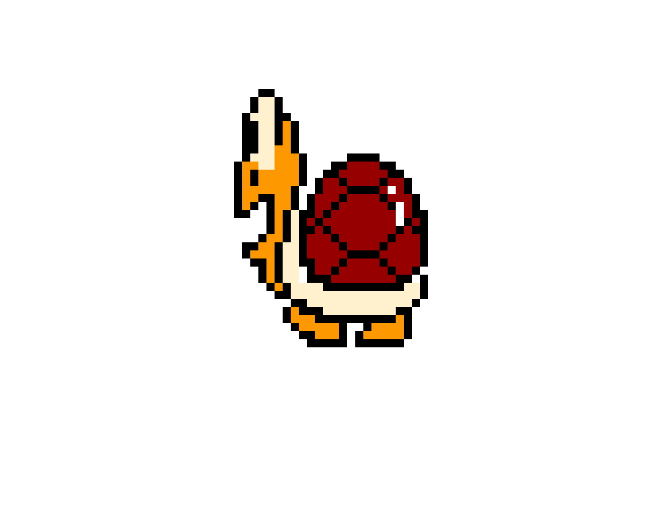 Red Shelled Big Koopa from SMB3