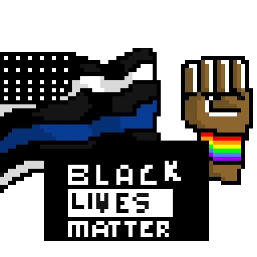 i support BLM Black Lives Do Matter 