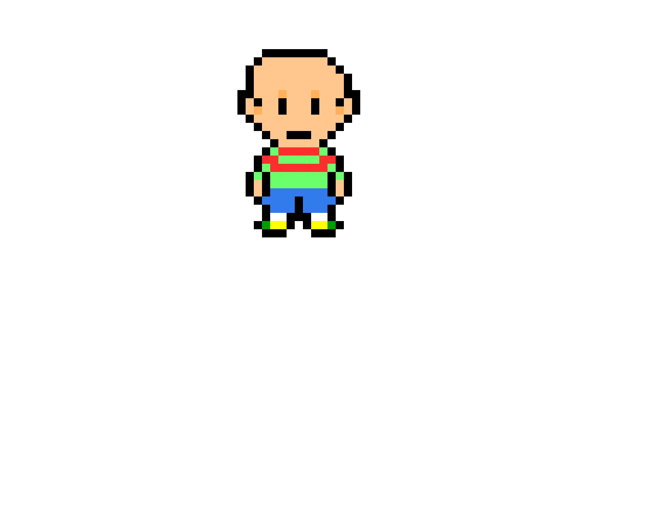 Earthbound/Mother 3 OC Template (Make your own EB/Mother 3 Character! Free 2 Use!)