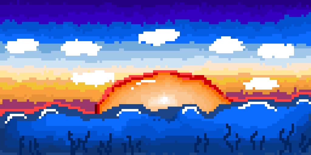 sunset on a ocean this did took me long