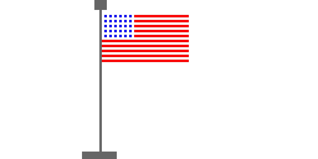 the flag