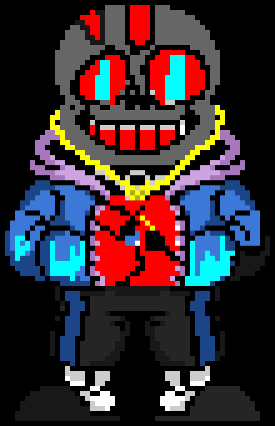 Shattered soul sans pixel art