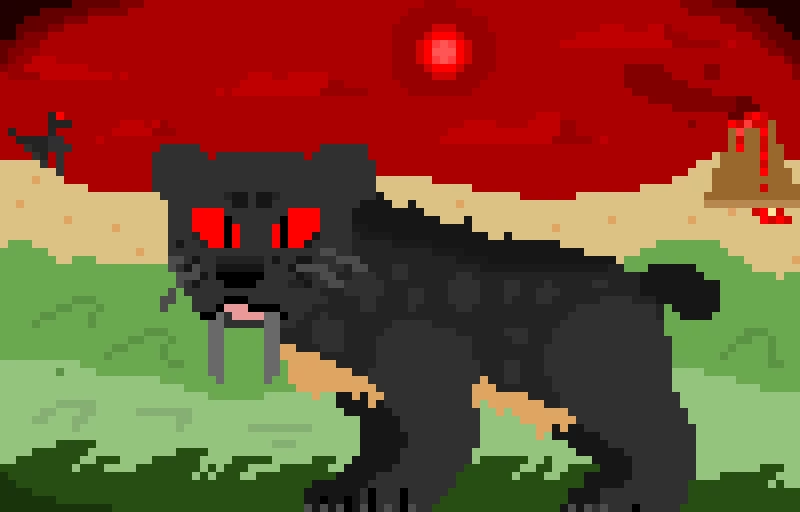 Dark Saber Tooth (original by pool_noodle)